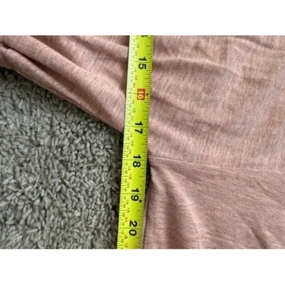 Ann Taylor Midi Dress Knit Drawstring Waist Casual Pink XS NWT $130 - Picture 10 of 12